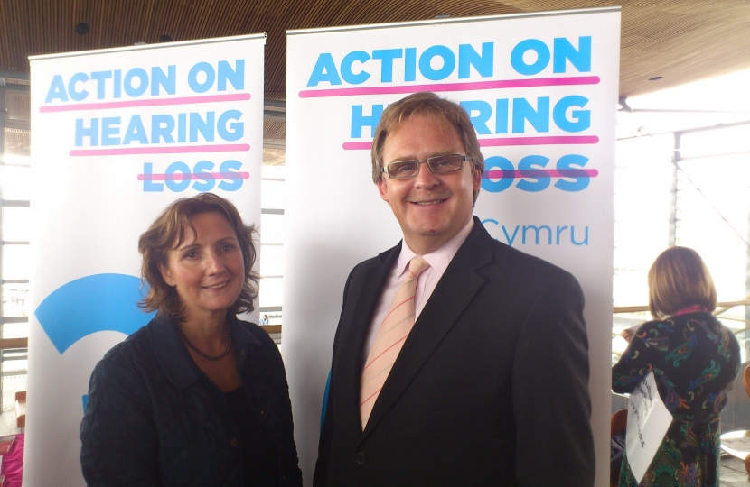 Janet with colleague Mark Isherwood AM for North Wales 22-09-2011